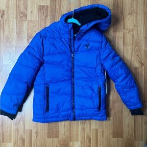 Spyder Blue Kids Puffer Jacket